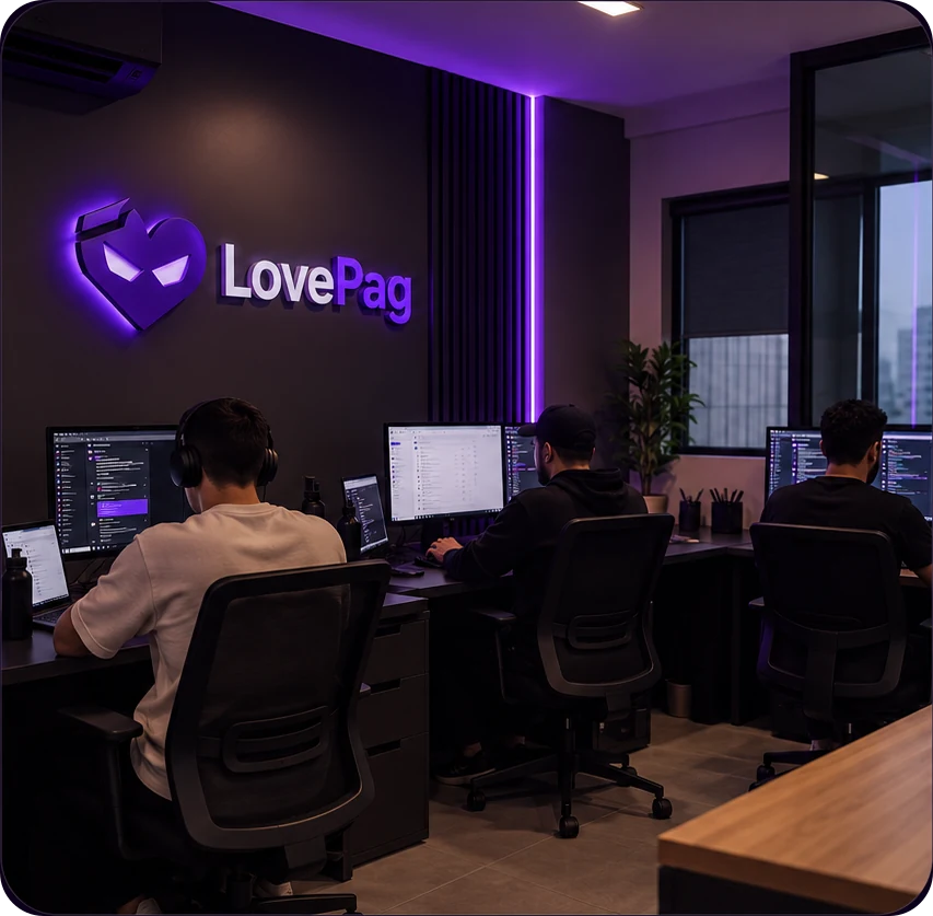 Equipe de suporte da LovePag